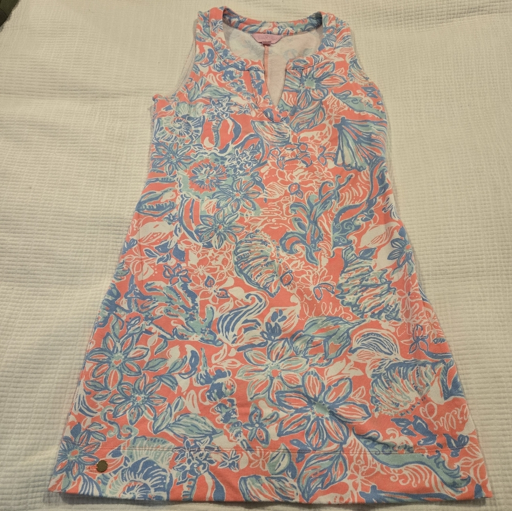 Terry shift dress